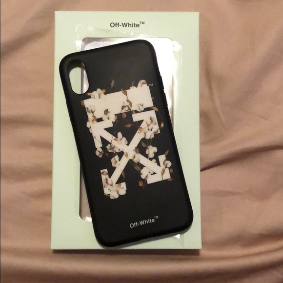 Off White Accessories Off White Black Cotton Arrows Iphone X Case Poshmark